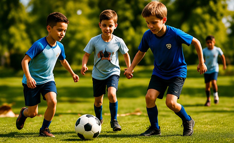 Youth participating in group activities